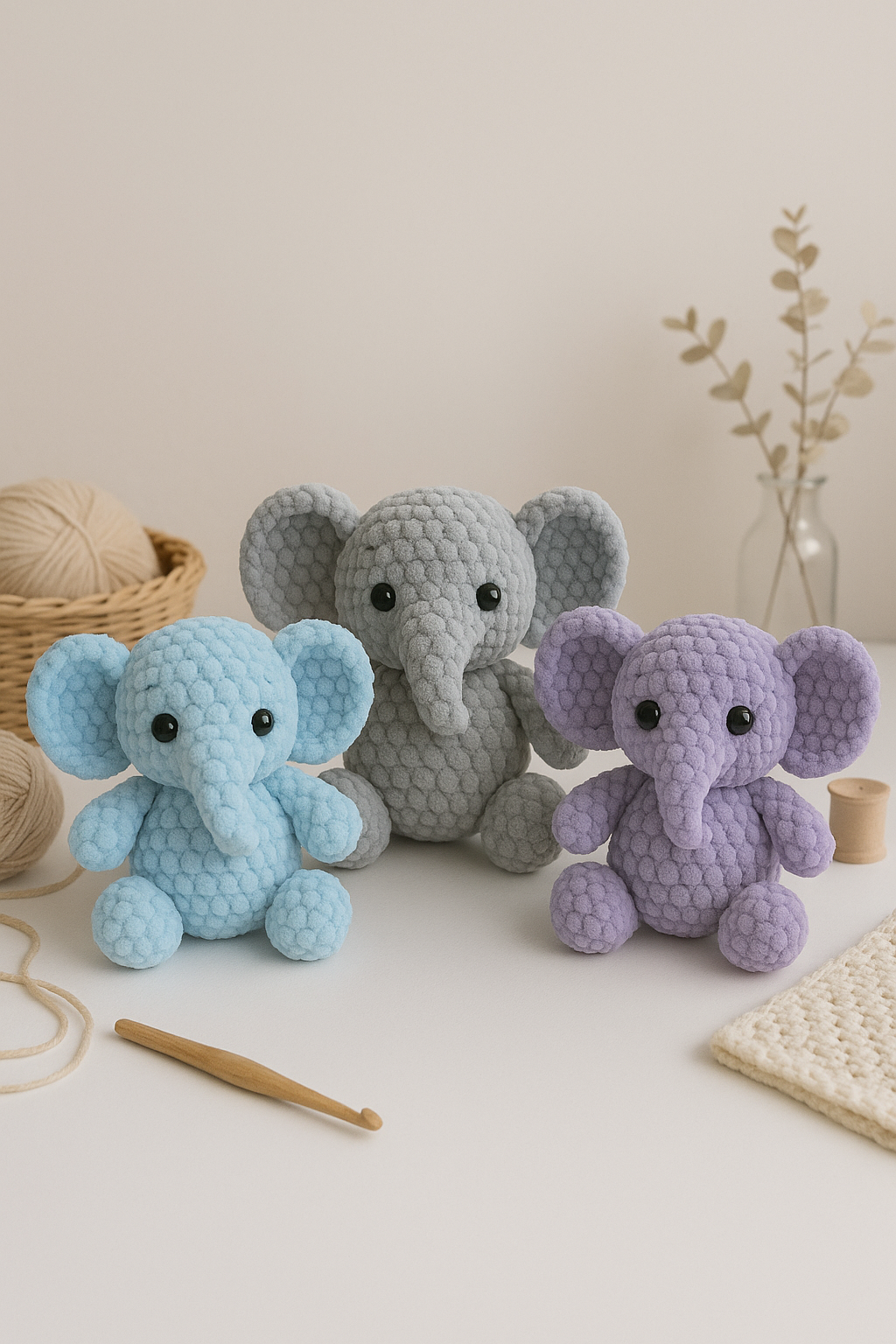 Cute Elephant Crochet Pattern