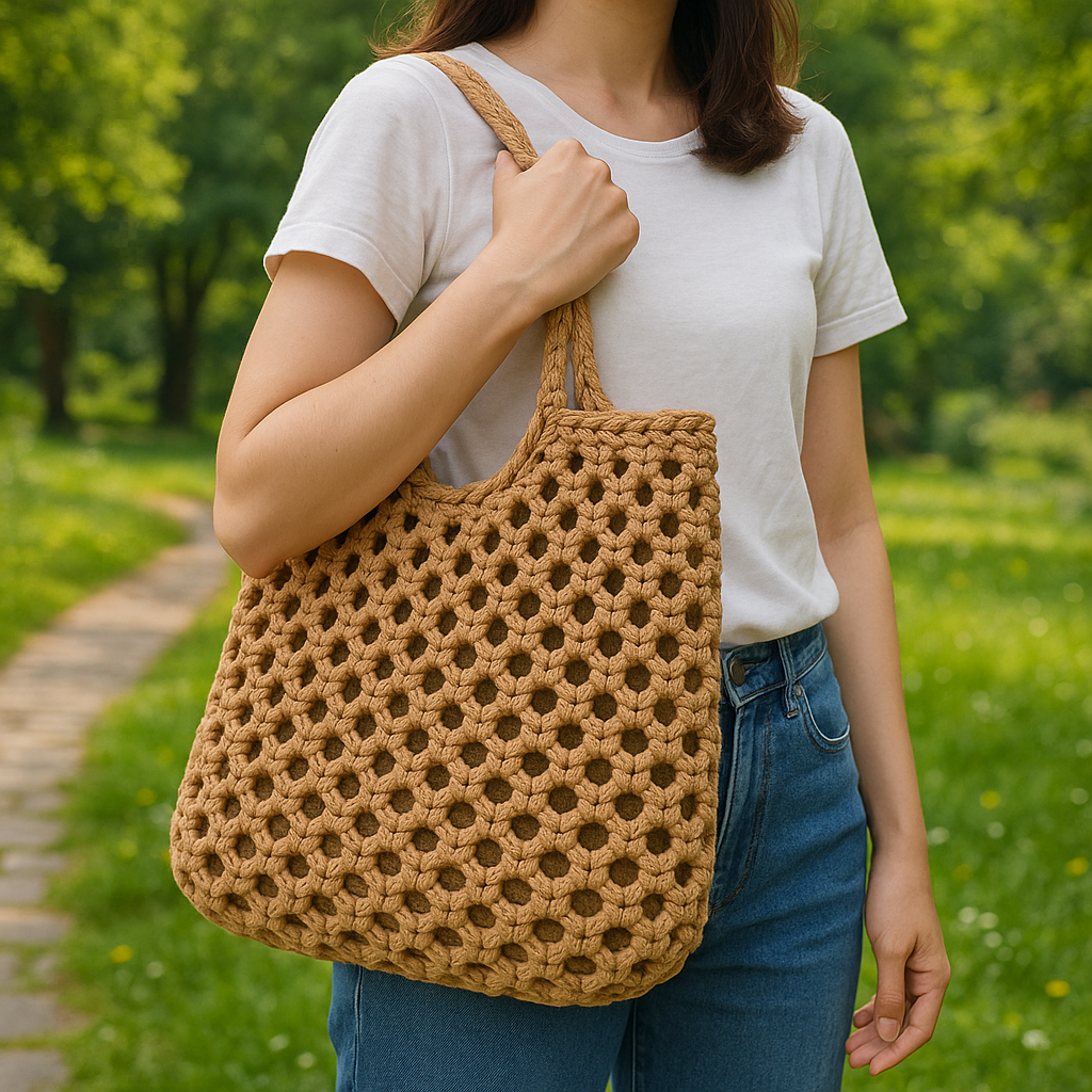Lightweight Mesh Tote Bag