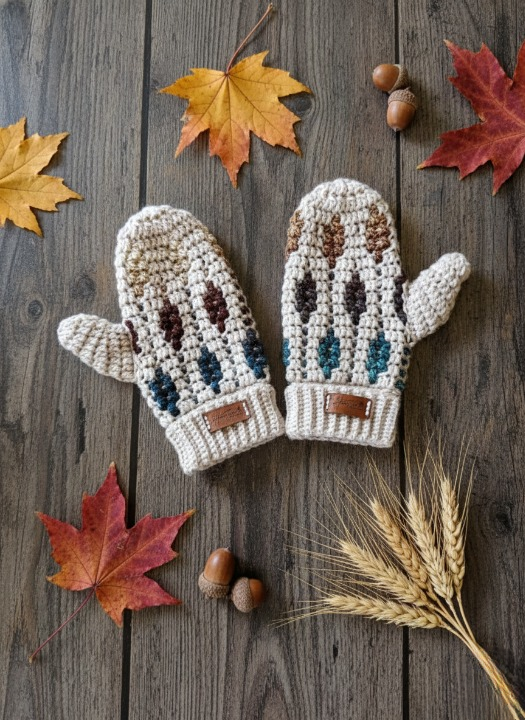 Starlight Mosaic Mittens