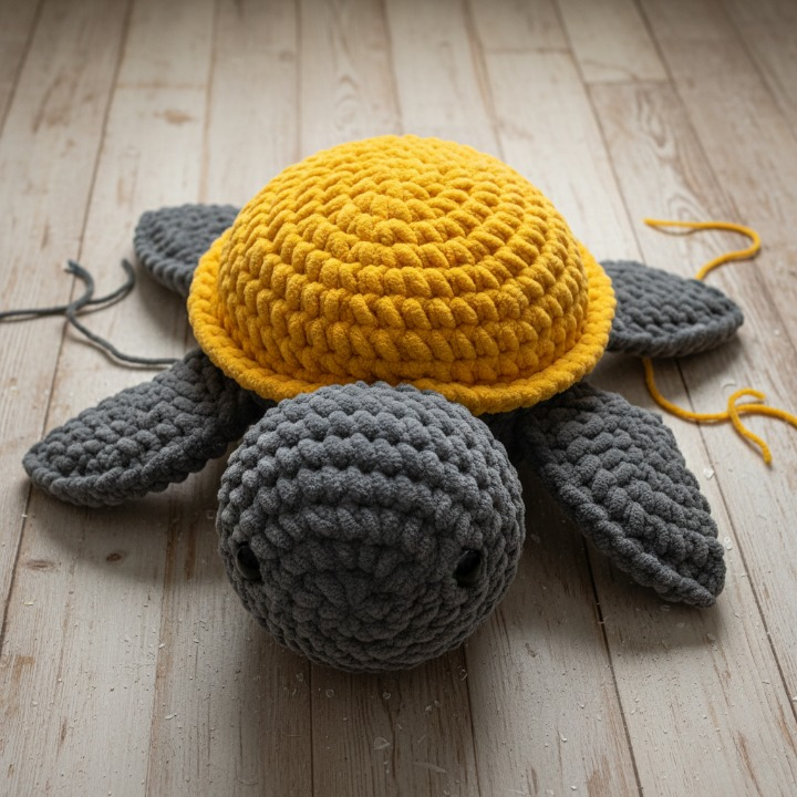 Chunky Sea Turtle Crochet Pattern