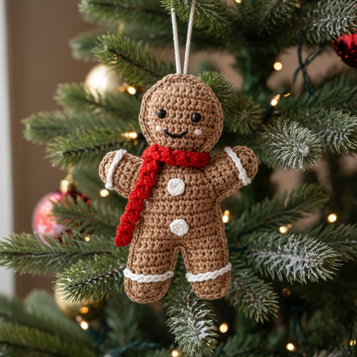 Ginger the Gingerbread Crochet Pattern