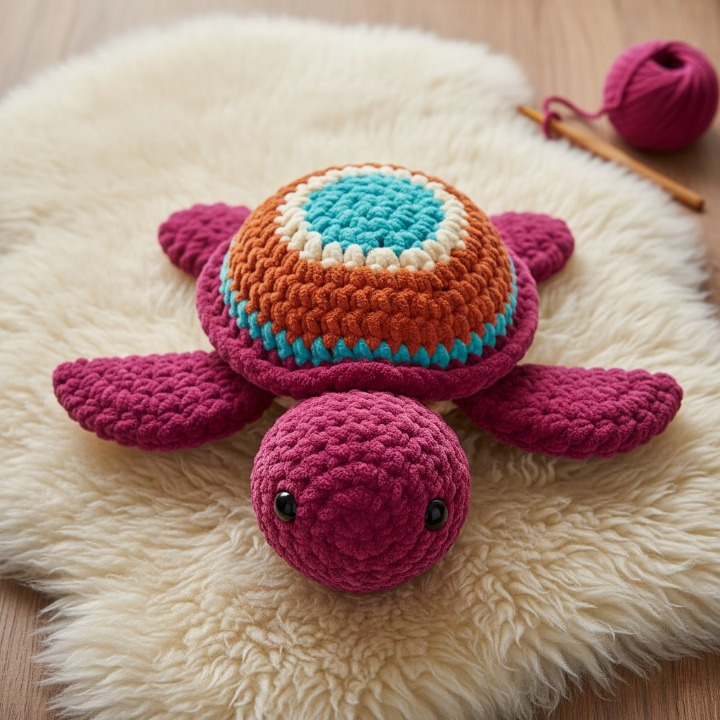 Chunky Sea Turtle Crochet Pattern