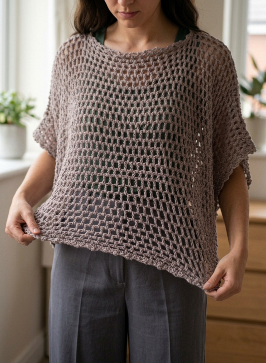 ETHEREAL MESH Crochet Shawl Pattern