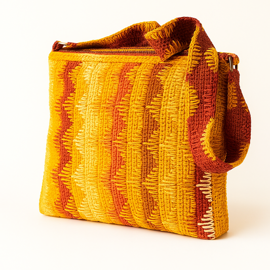 Crochet Bag Wavy Shoulder