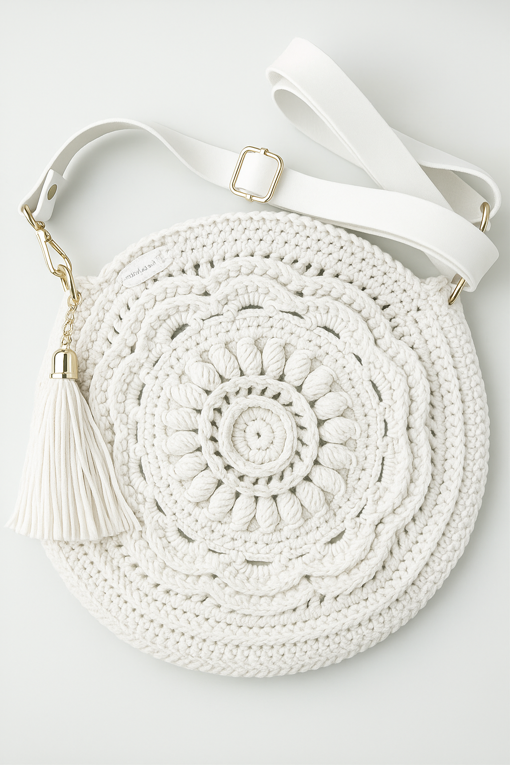 Round Crochet Bag Pattern PDF
