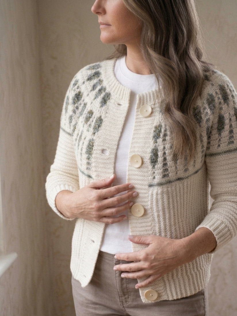 STARLIGHT MOSAIC Crochet Cardigan Pattern