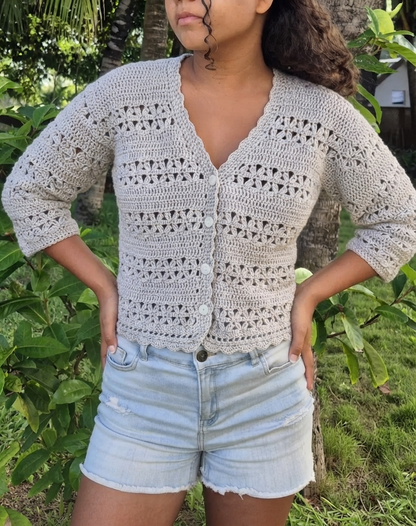 Coastal Breeze Crochet Tee Pattern