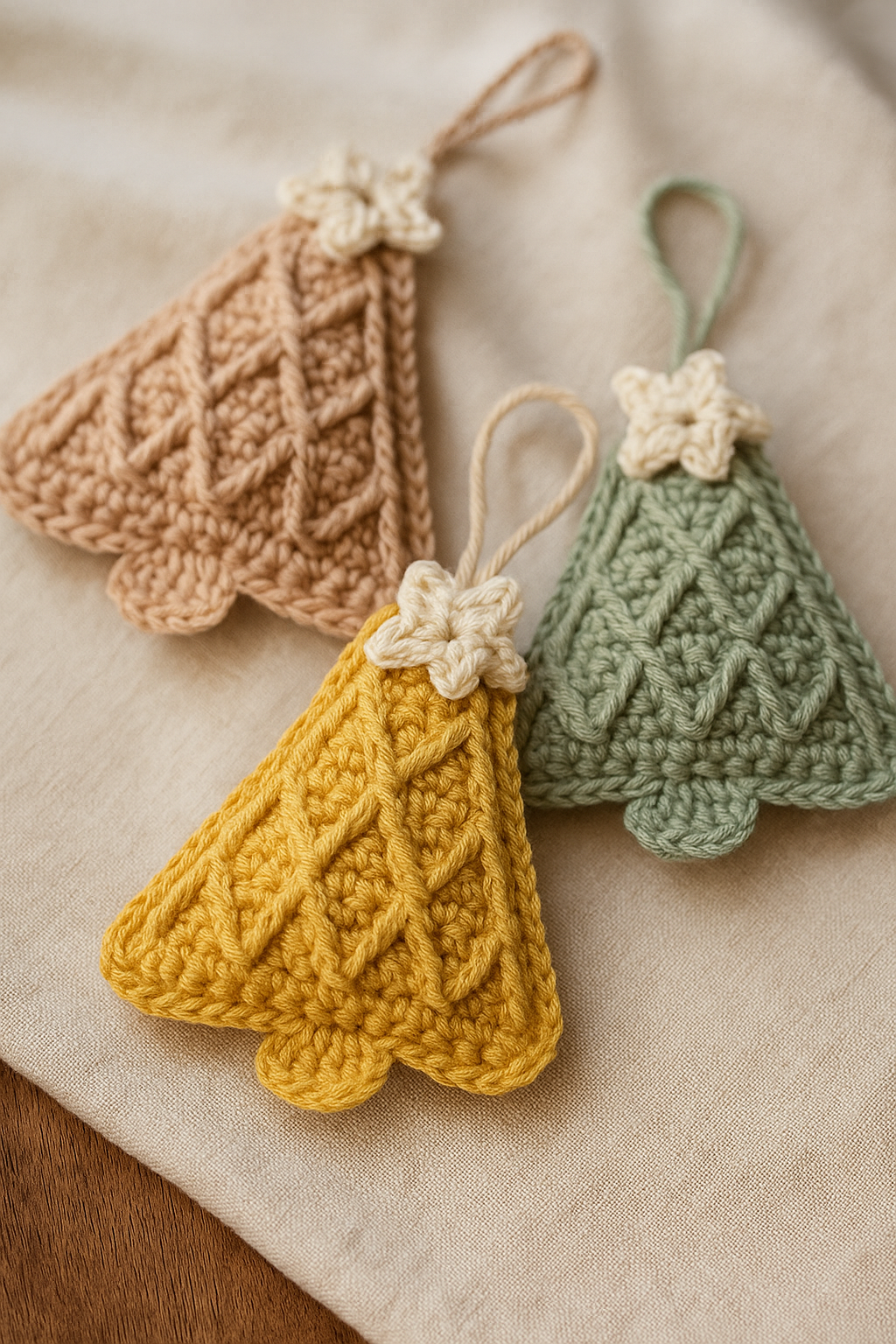 Mini Fir Tree Crochet Pattern