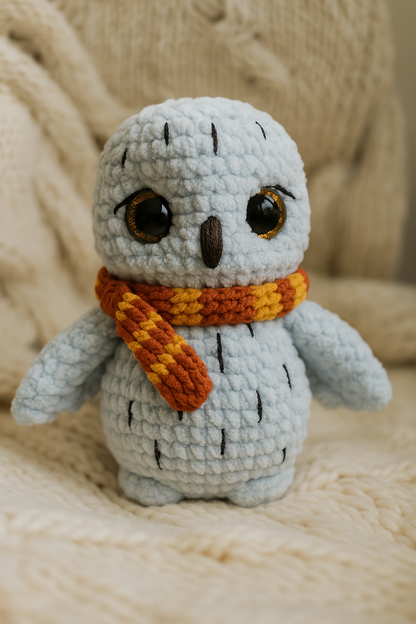 Snowland Owl Crochet Pattern