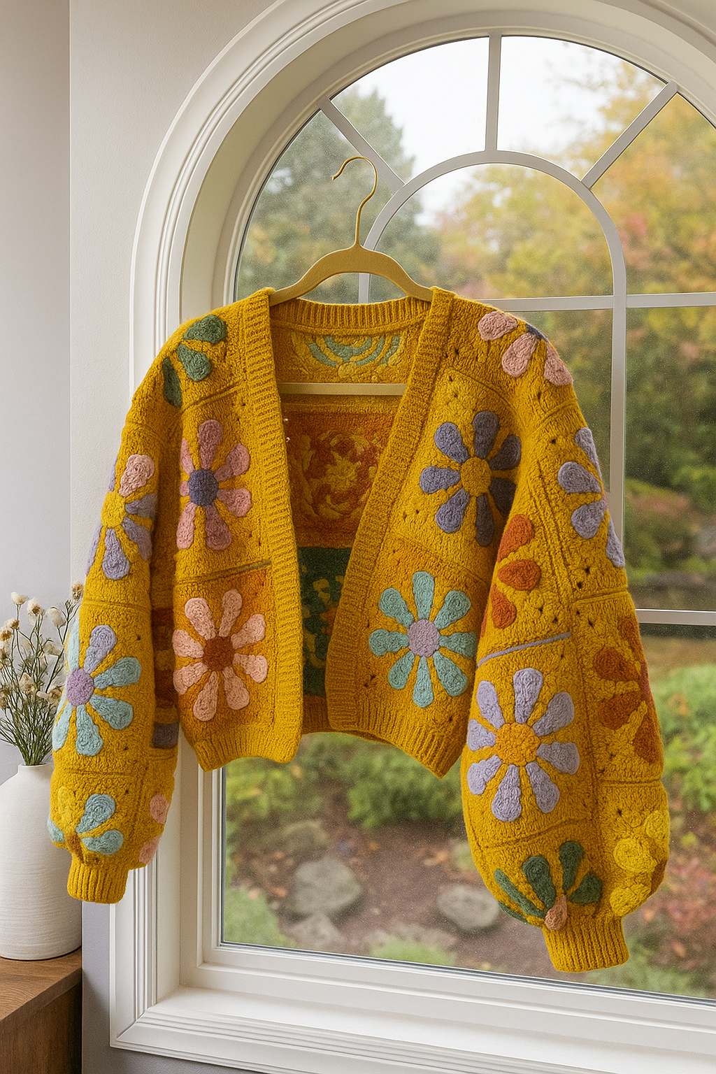 Daisy Granny Square Cardigan