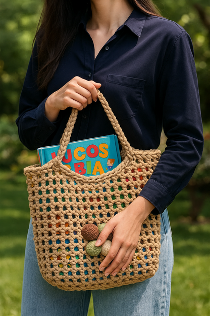 Lightweight Mesh Tote Bag
