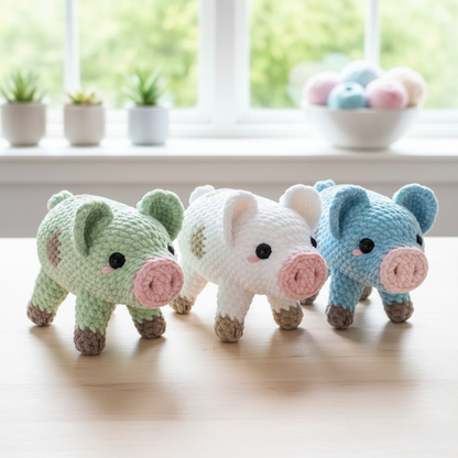 Oinkie the Pig Crochet Pattern