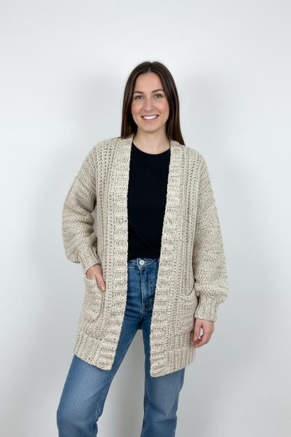 EVERLY Oversized Crochet Cardigan Pattern