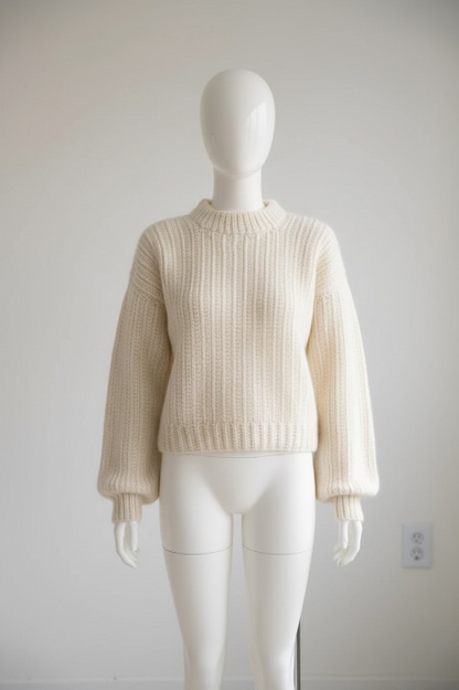 Retro Chic Crochet Sweater Pattern