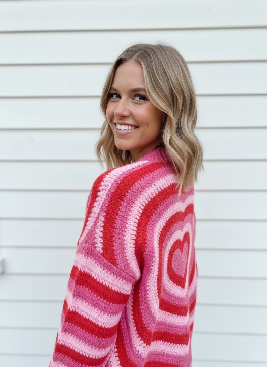 HEARTSTRING Crochet Sweater Pattern