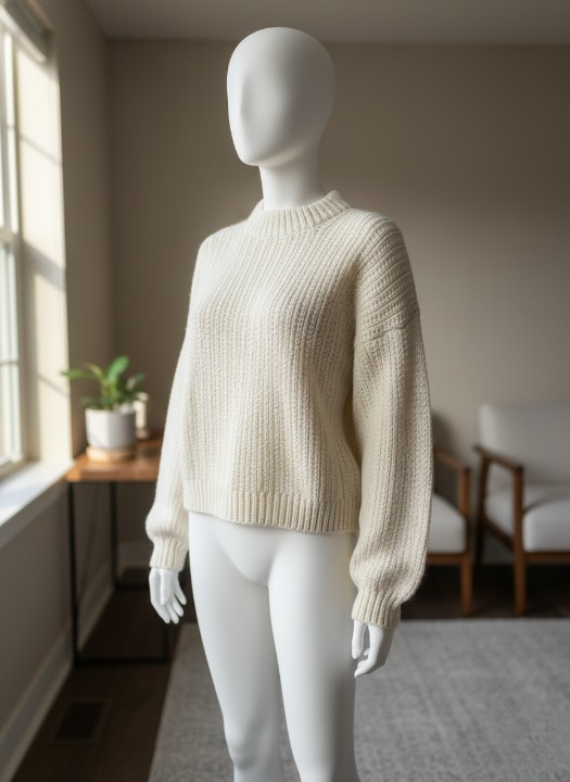 Retro Chic Crochet Sweater Pattern