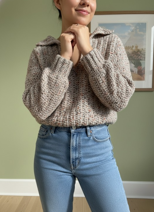 Cozy Breeze Sweater Crochet Pattern