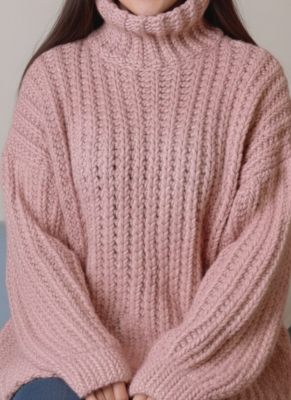 Cloudcrest Turtleneck Sweater Crochet Pattern