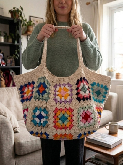 Coastal Granny Tote Bag Crochet Pattern