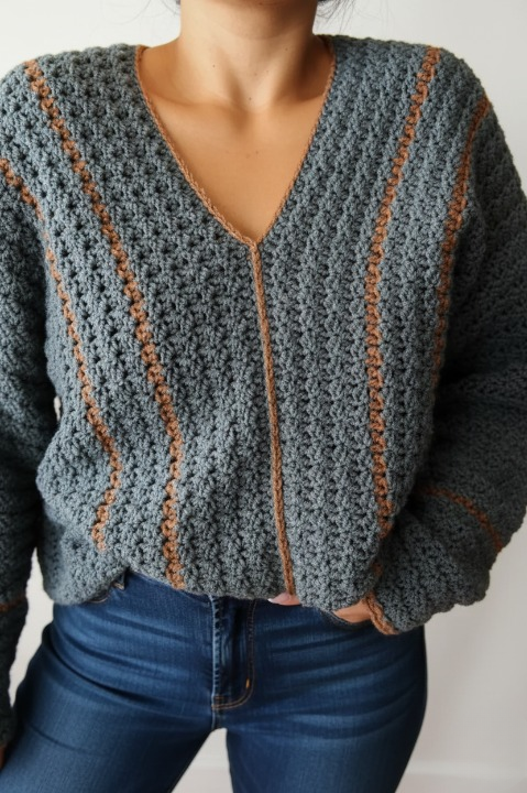 BREEZEWAY Oversized Crochet Sweater