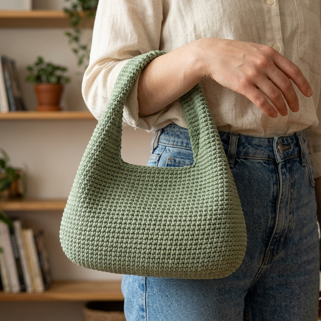 Harbor Loop Crochet Hobo Bag Pattern