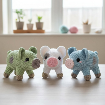 Oinkie the Pig Crochet Pattern