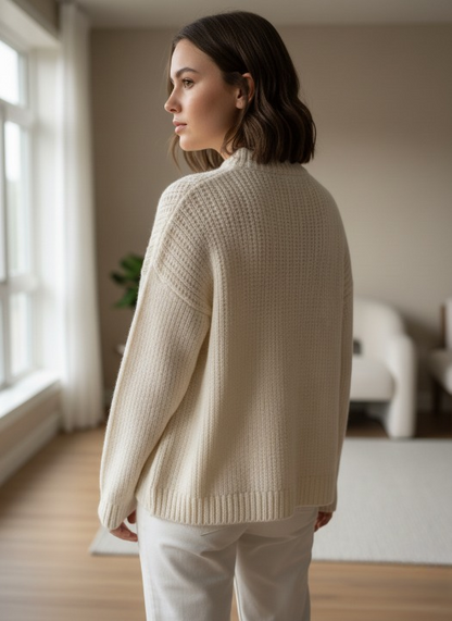 Retro Chic Crochet Sweater Pattern