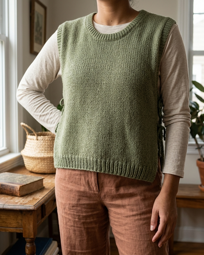 Willow Drift Knit Vest Pattern