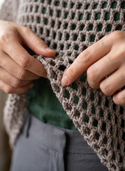 ETHEREAL MESH Crochet Shawl Pattern