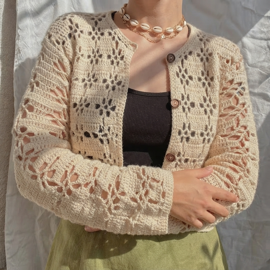 LACY LOU Crochet Cardigan Pattern