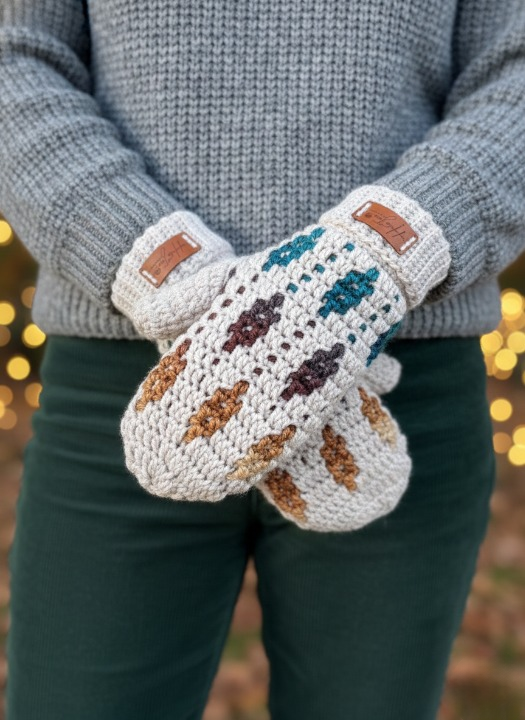 Starlight Mosaic Mittens
