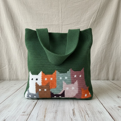 Pawfect Cat Tote Crochet Pattern