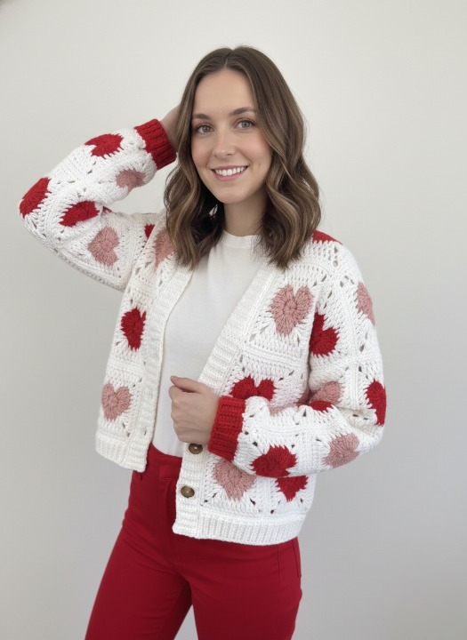 LOVEKNOT Granny Square Cardigan Crochet Pattern