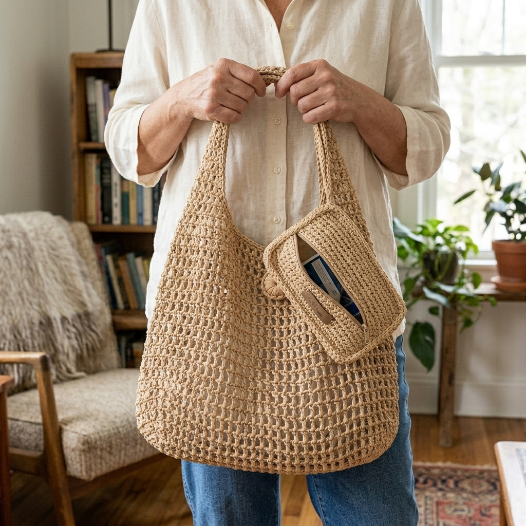 Coastal Maris Raffia Bag Crochet Pattern
