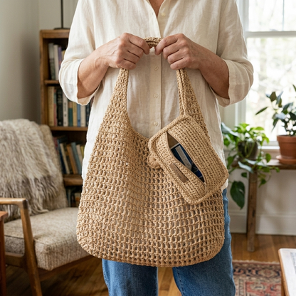 Coastal Maris Raffia Bag Crochet Pattern