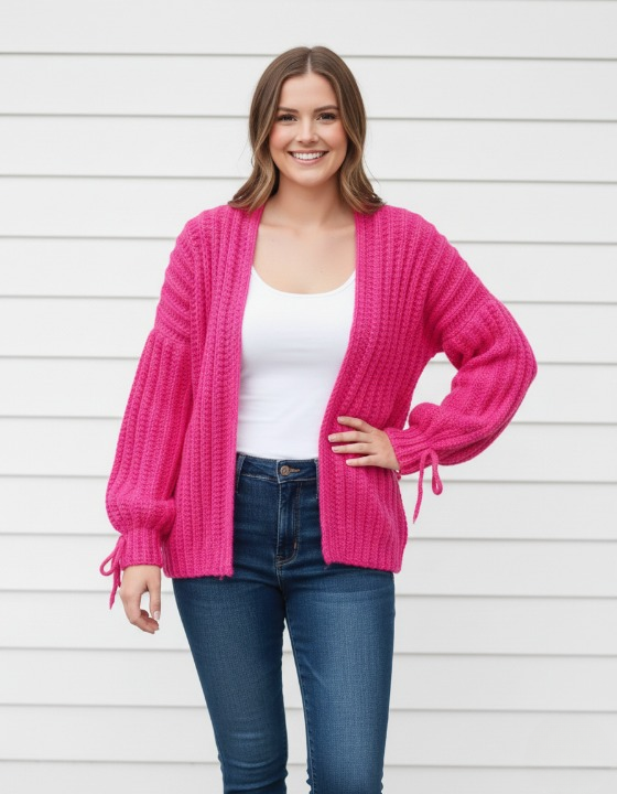 BELLAKNOT Striped Crochet Cardigan Pattern
