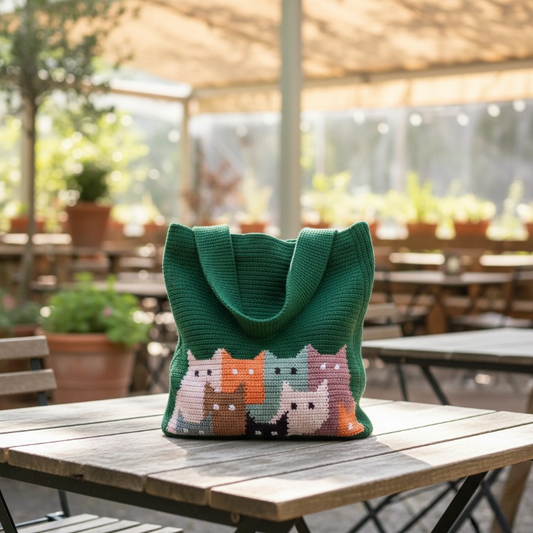 Pawfect Cat Tote Crochet Pattern