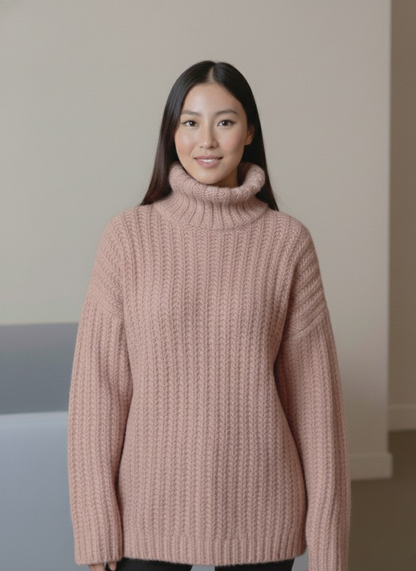 Cloudcrest Turtleneck Sweater Crochet Pattern