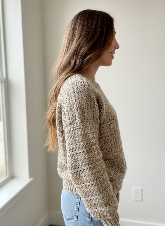 Cozy Drift Crochet Pullover Pattern
