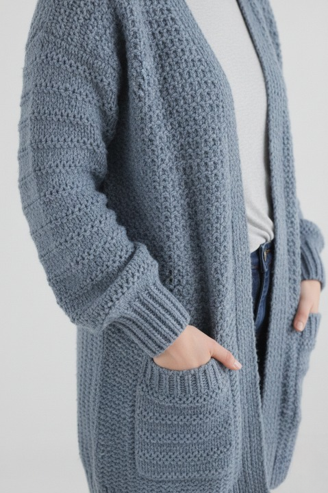 LUMEN Easy Crochet Cardigan Pattern