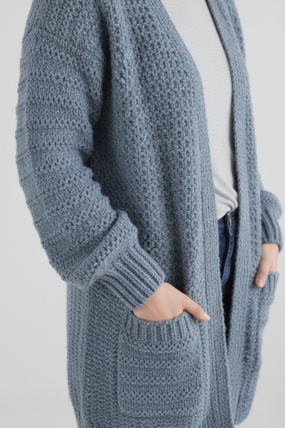 LUMEN Easy Crochet Cardigan Pattern