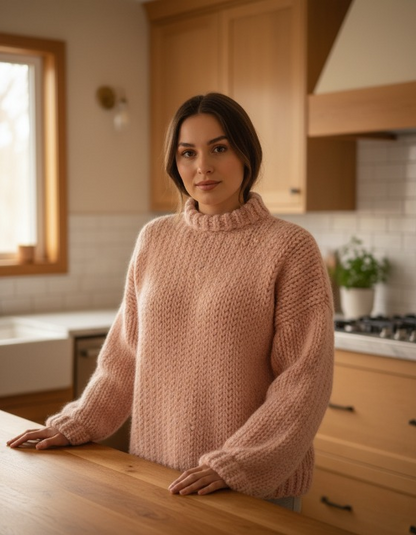 Cozy Knit-Look Crochet Sweater Pattern