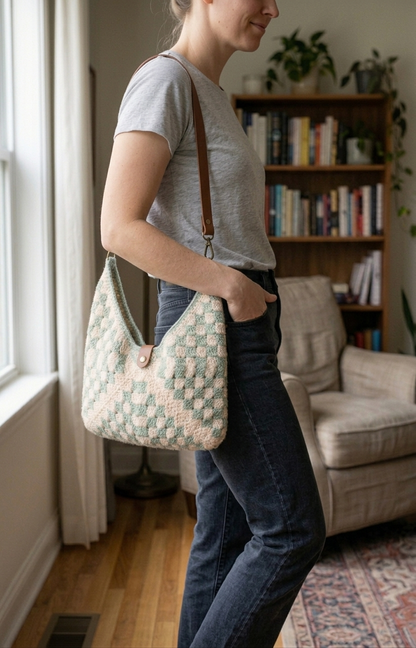 Sunset Bloom Granny Tote Bag Crochet Pattern