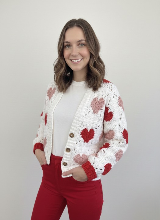 LOVEKNOT Granny Square Cardigan Crochet Pattern