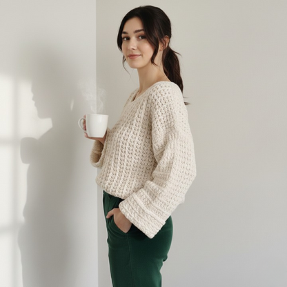 The Sable Cozy Pullover Crochet Pattern