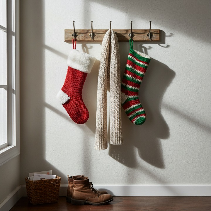 Festive Crochet Christmas Stockings