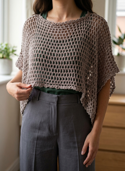 ETHEREAL MESH Crochet Shawl Pattern