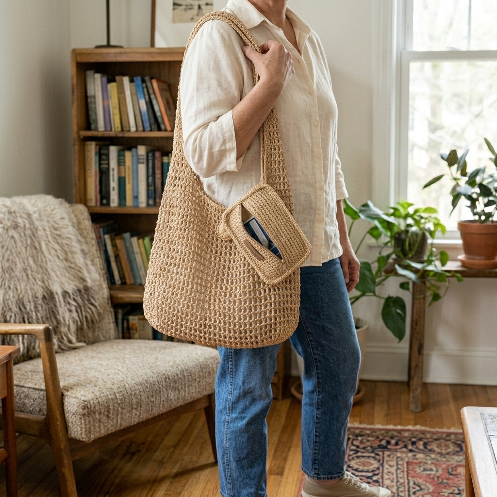 Coastal Maris Raffia Bag Crochet Pattern