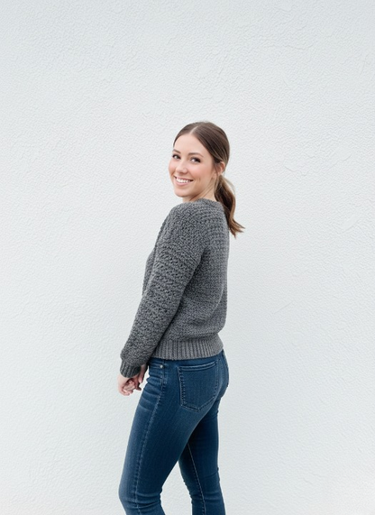 RIVERSTONE Textured Crochet Pullover Pattern