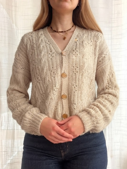 Willow Cable Crochet Cardigan Pattern